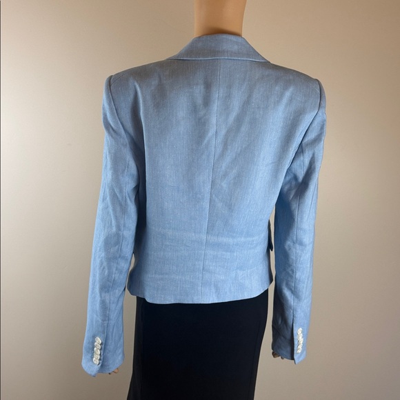 Veronica Beard Diego Blue Linen Dickey Jacket NWOT - Picture 11 of 13